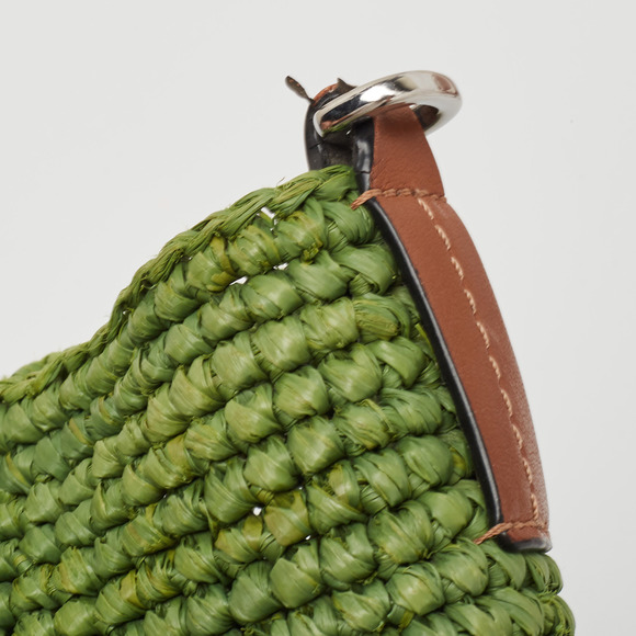 LOEWE Multicolor Raffia Slit Rainbow Anagram Bag - Picture 7 of 8